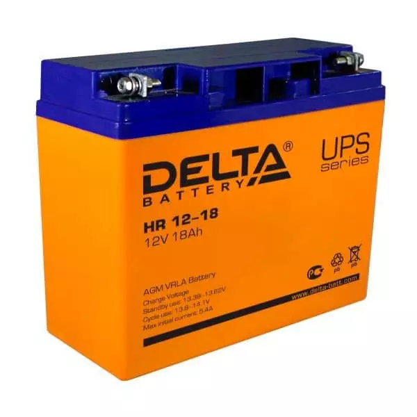 Аккумуляторная батарея Delta Delta HR 12-18