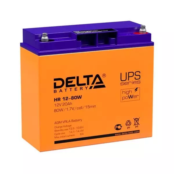 Аккумуляторная батарея Delta Delta HR 12-80W