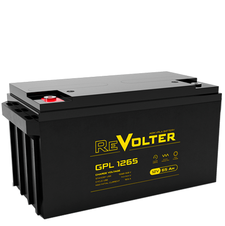 Аккумуляторная батарея Revolter GPL 1265 