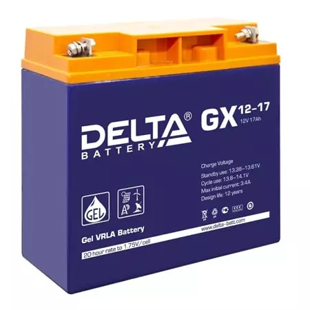 Аккумуляторная батарея Delta Delta GX 12-17 Xpert