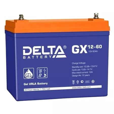 Аккумулятор Delta GX 12-60 Xpert