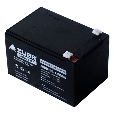 Аккумулятор ZUBR HRL12-50W 12V12Ah