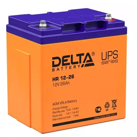 Аккумуляторная батарея Delta Delta HR 12-26