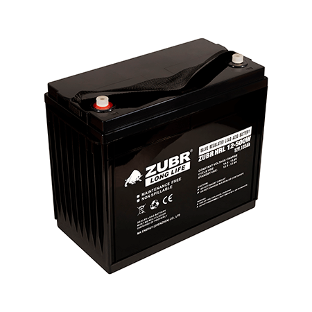 Аккумулятор ZUBR HRL12-500W 12V120Ah
