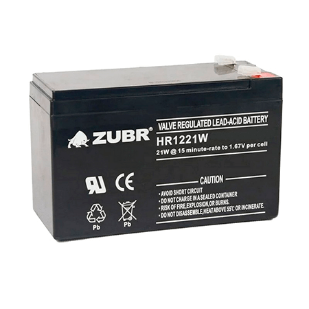 Аккумулятор ZUBR HR12-21W 12V5Ah
