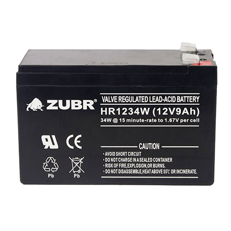 Аккумулятор ZUBR HR 12-34W 12V9Ah